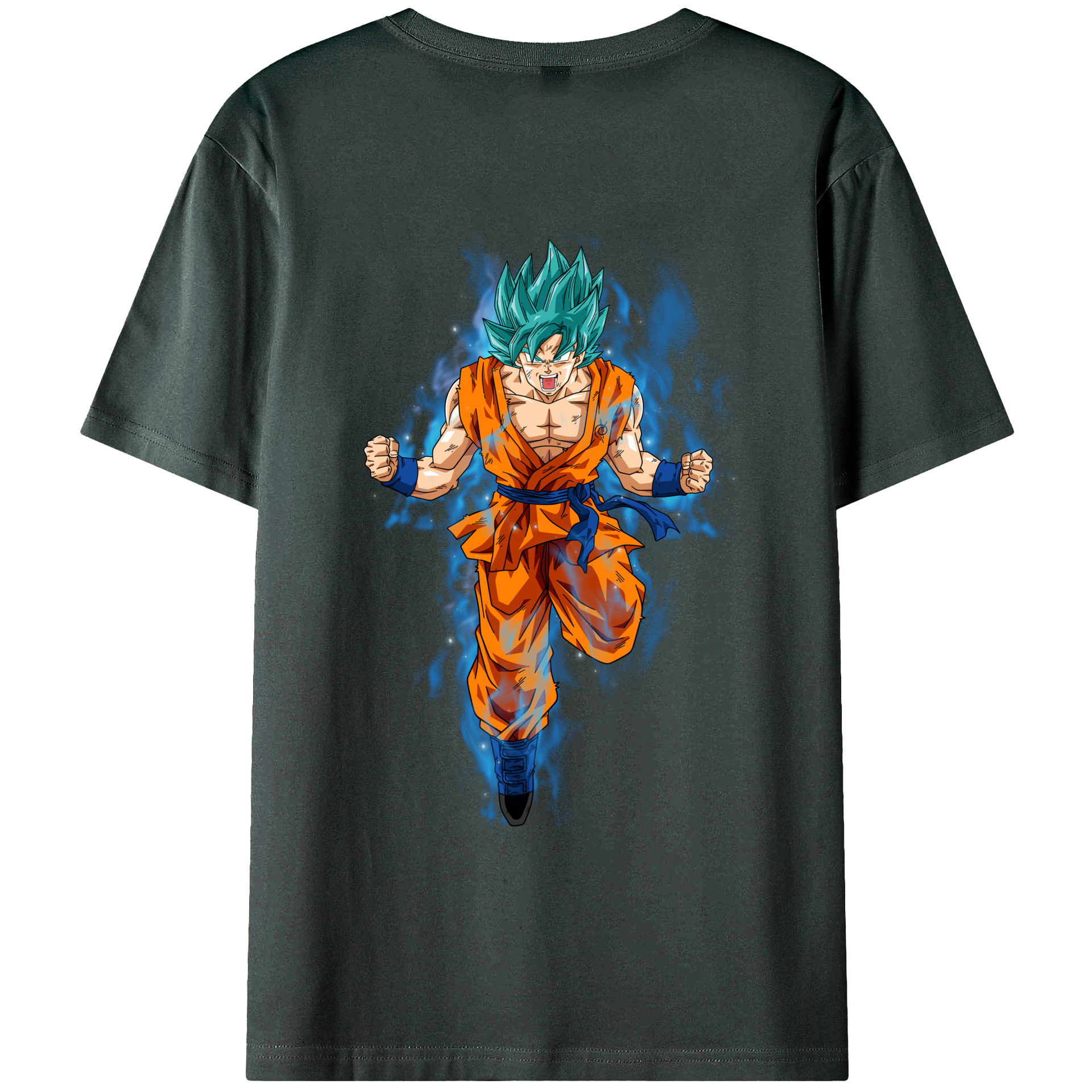 （画像用） ドラゴンボール 孫 悟飯（そんごはん）DRAGON BALL Son Gohan 綿100％ メンズ半袖Tシャツ（バックプリント） 通気性